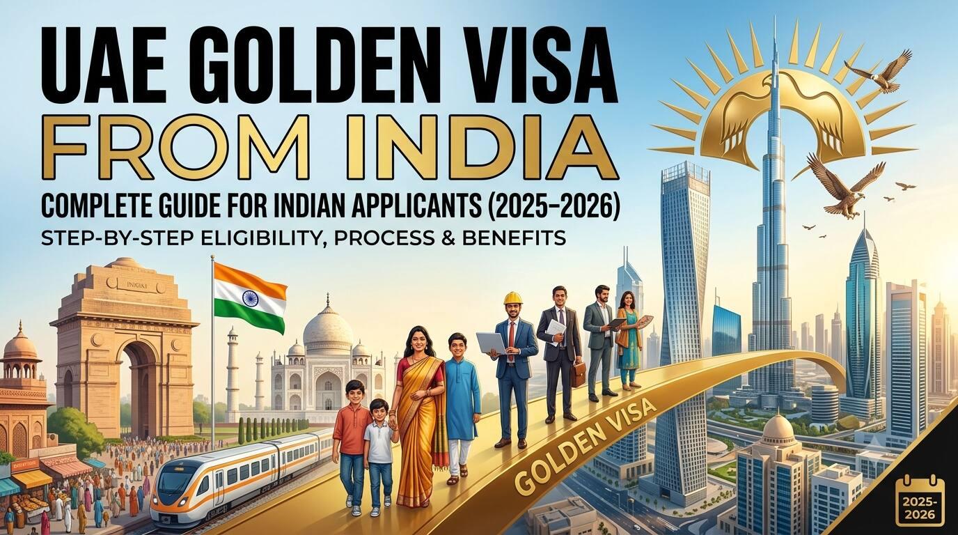 UAE Golden Visa from India: Complete Guide for Indian Applicants (2026)