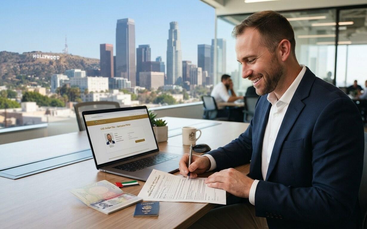 Apply for UAE Golden Visa from Los Angeles