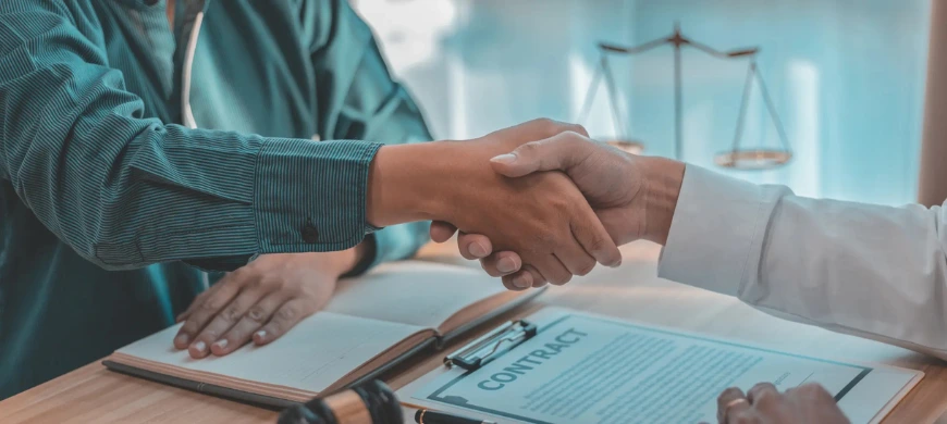 Official shake hands