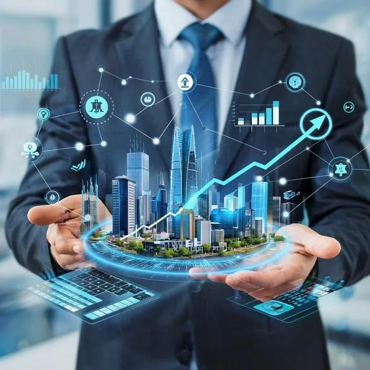 Calculator and financial documents for business setup cost estimation
