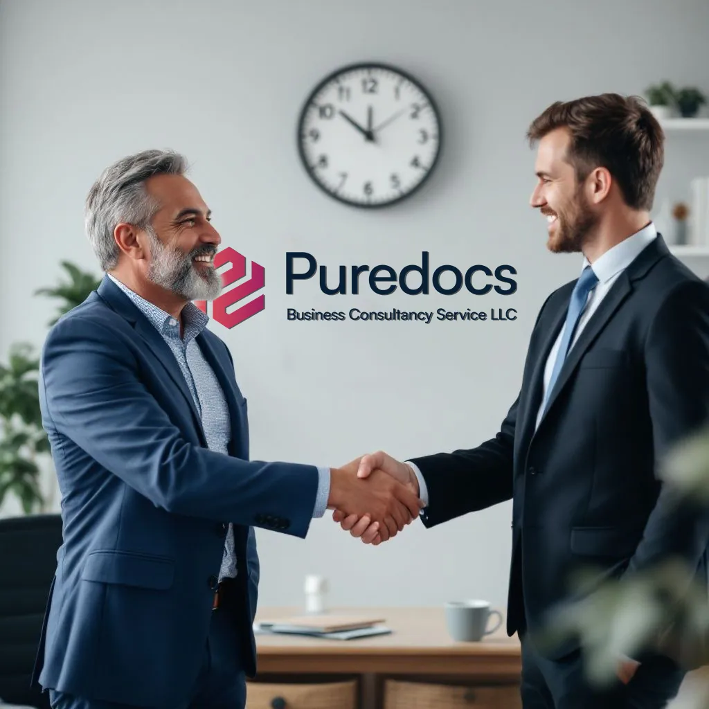 Pure Docs consultant assisting a client with business setup