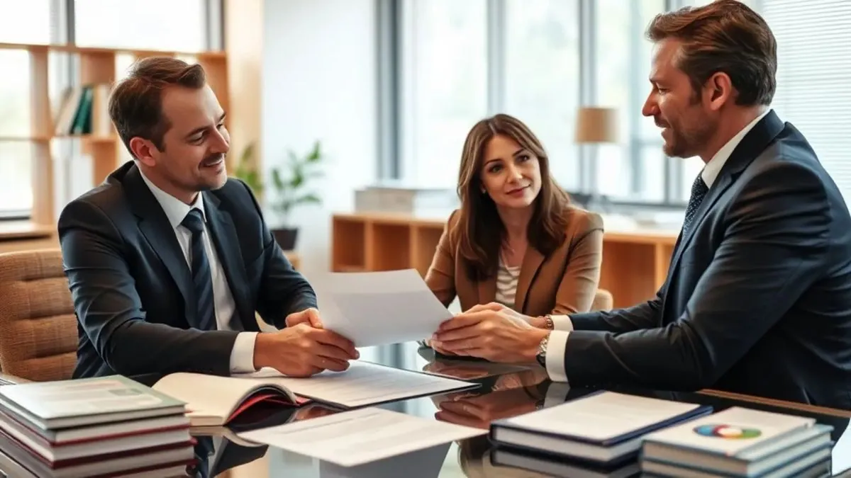 Pure Docs business consultants discussing Golden Visa instalment options
