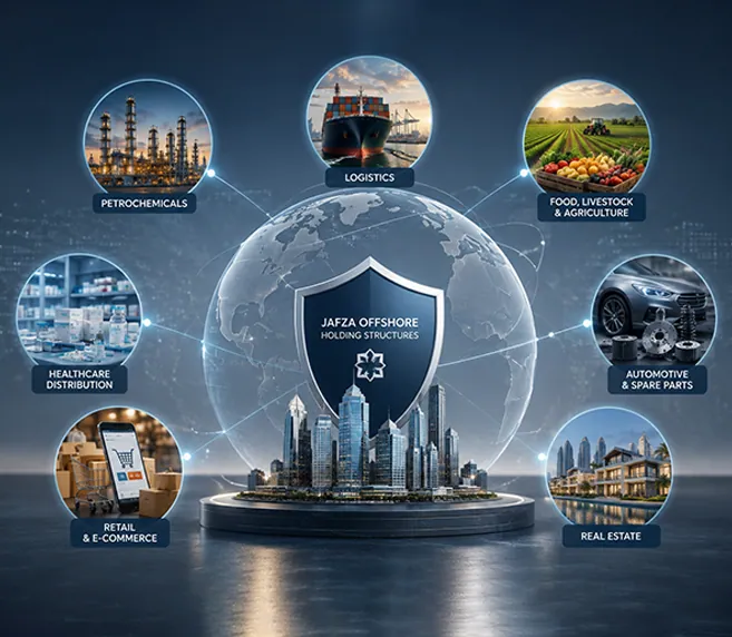 Popular industries for JAFZA offshore holding structures