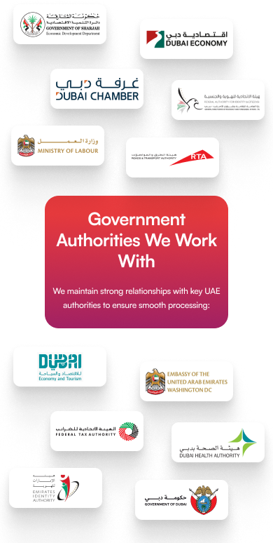 Government authorities we work with