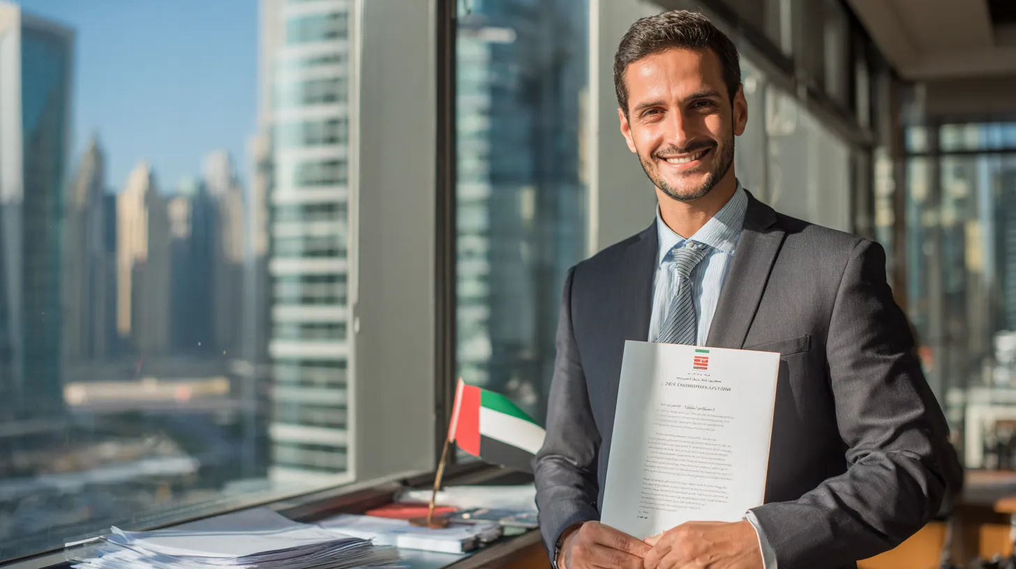 What is a UAE work visa